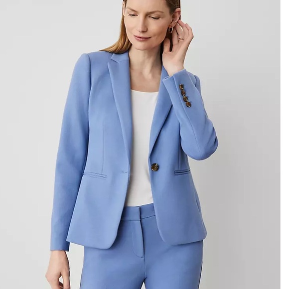 NWT Ann Taylor Light Blue Blazer - Picture 1 of 5